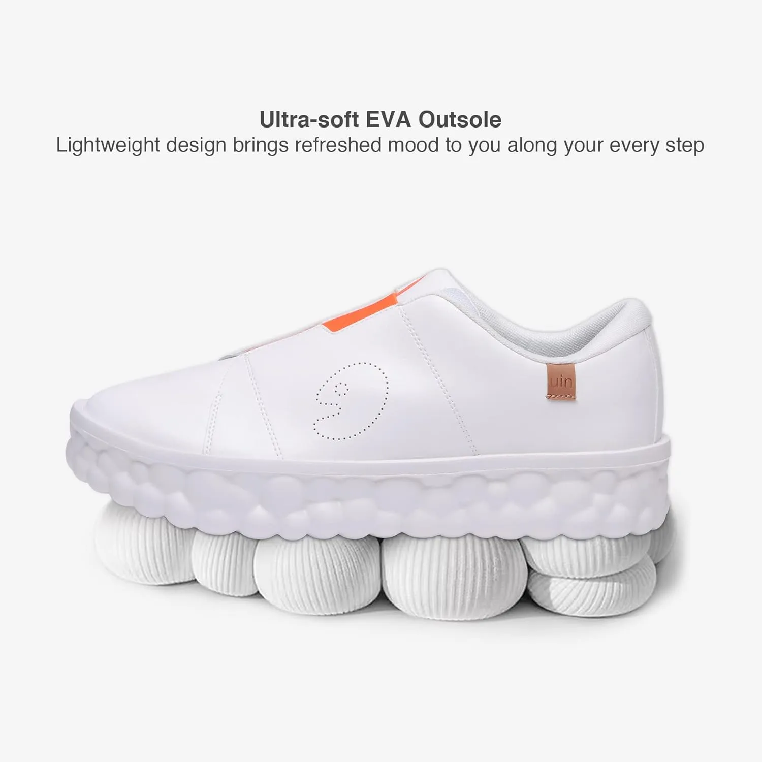 UIN Women's Fashion Sneakers Lightweight Walking Casual Slip Ons Art Painted Athletic Travel Skate Shoes Las Ramblas