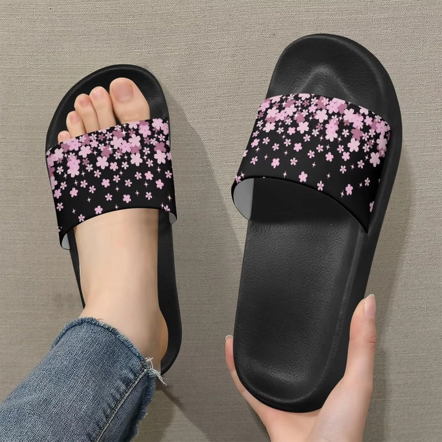 Unisex EVA Flip Flops for Women Men - Lightweight Sandals with Arch Support Beach Pool Slides Summer Slipper