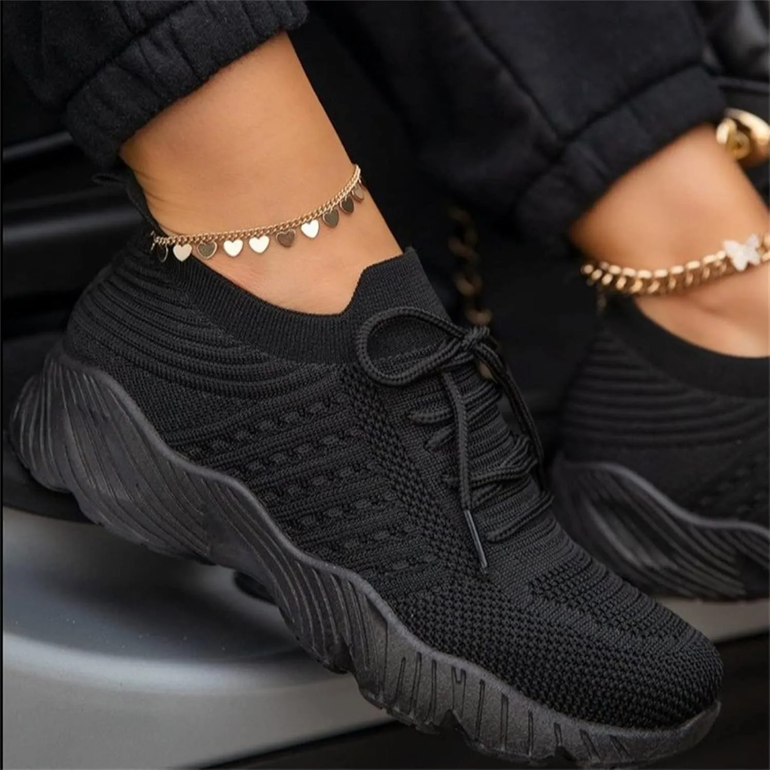 Walking Shoes Women Arch Support Slip On Sneakers Running Shoes Lightweight Tennis Shoes Non Slip Gym Workout Shoes