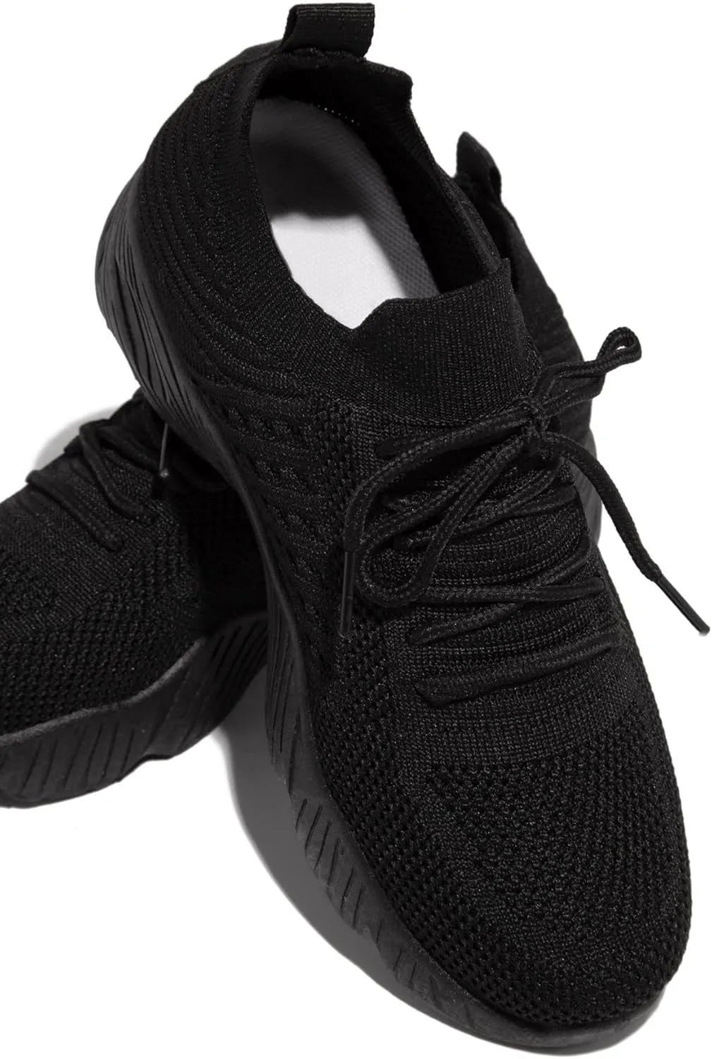 Walking Shoes Women Arch Support Slip On Sneakers Running Shoes Lightweight Tennis Shoes Non Slip Gym Workout Shoes
