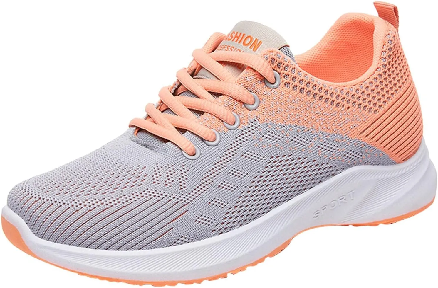 Walking Sneakers for Women Colorblock Mesh Lace Up Shoes Lightweigh Breathable Running Walking Workout Tennis Shoes