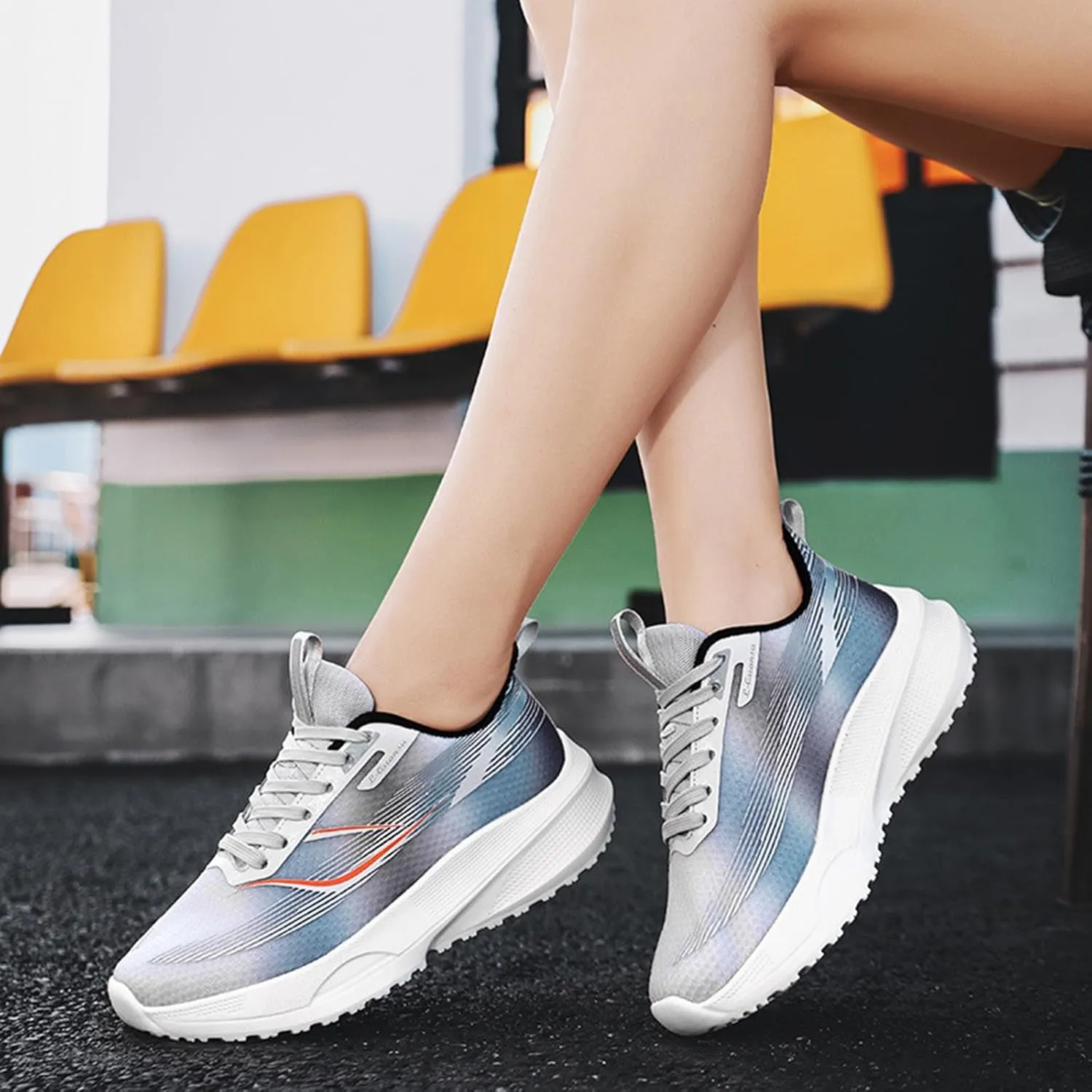 Walking Tennis Shoes for Women Comfortable Breathable Mesh Non Slip Sneakers Casual Lightweight Running Workout Shoes