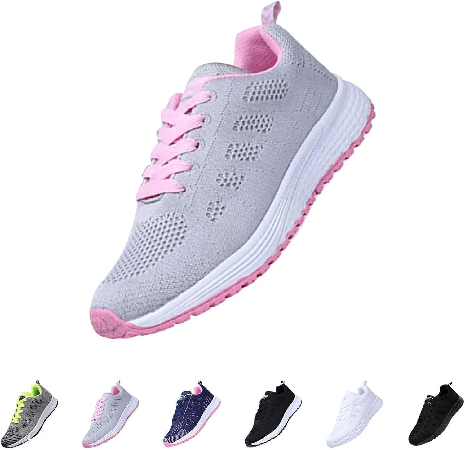 Woman Tennis Shoes Fashion Breathable Mesh Sneakers Comfortable Business Casual Summer Walking Running Athletic Shoes