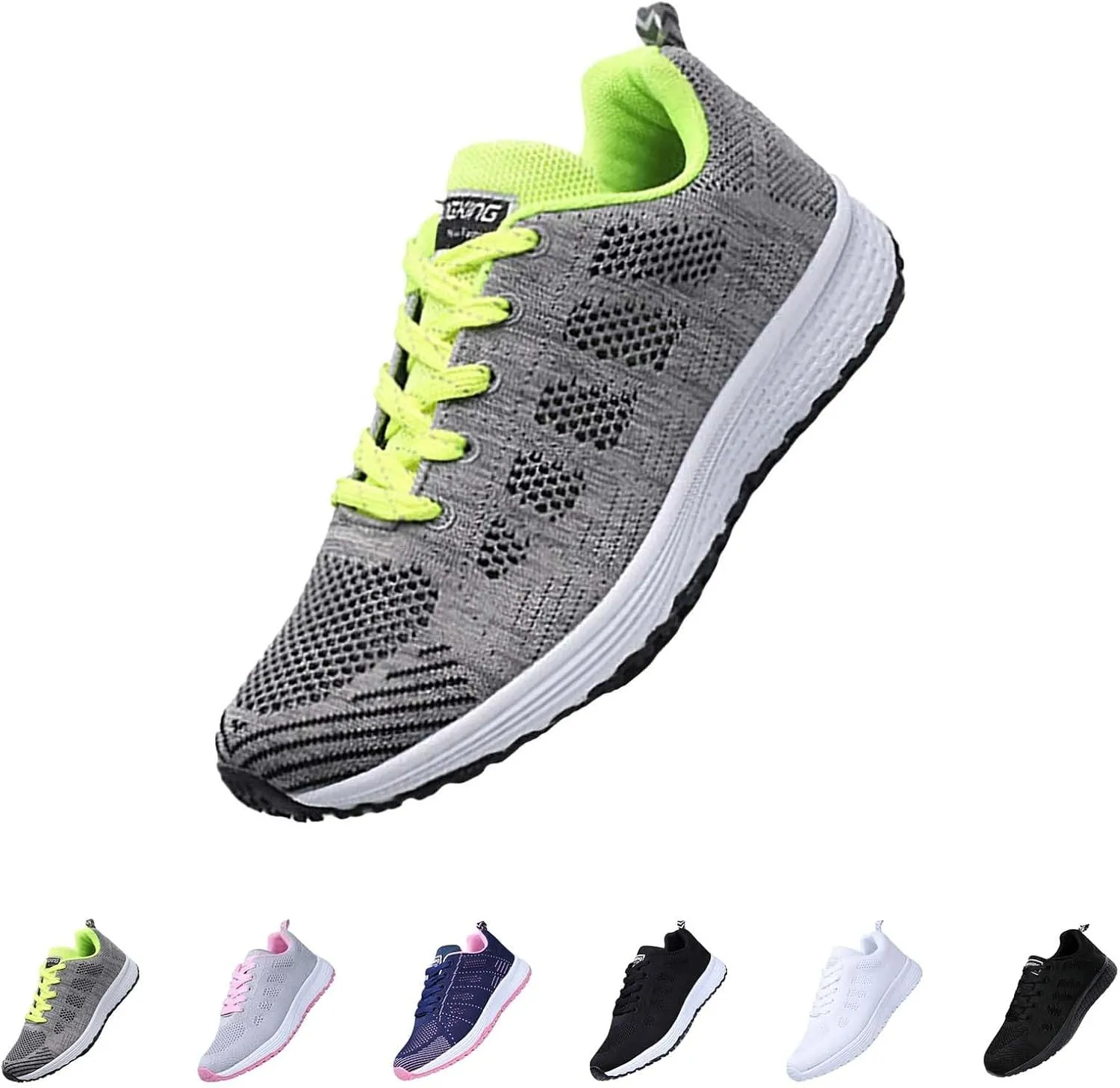 Woman Tennis Shoes Fashion Breathable Mesh Sneakers Comfortable Business Casual Summer Walking Running Athletic Shoes