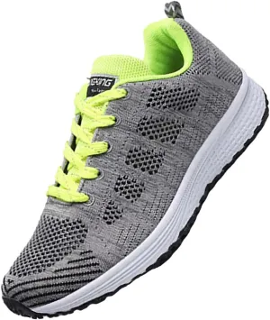 Woman Tennis Shoes Fashion Breathable Mesh Sneakers Comfortable Business Casual Summer Walking Running Athletic Shoes