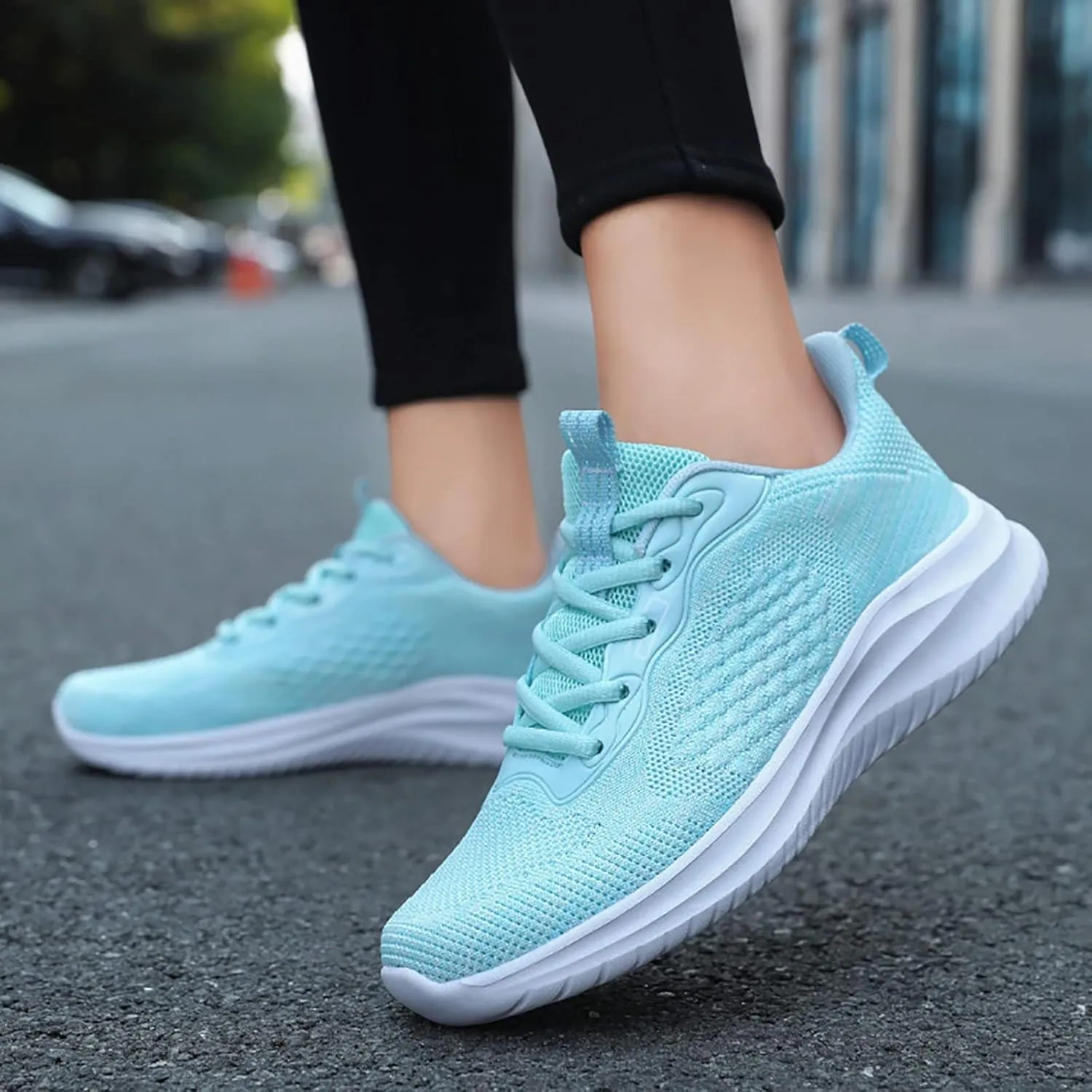 Women Running Shoes Womens Walking Shoes Breathable Lightweight Tennis Shoes Casual Non Slip Workout Sneakers