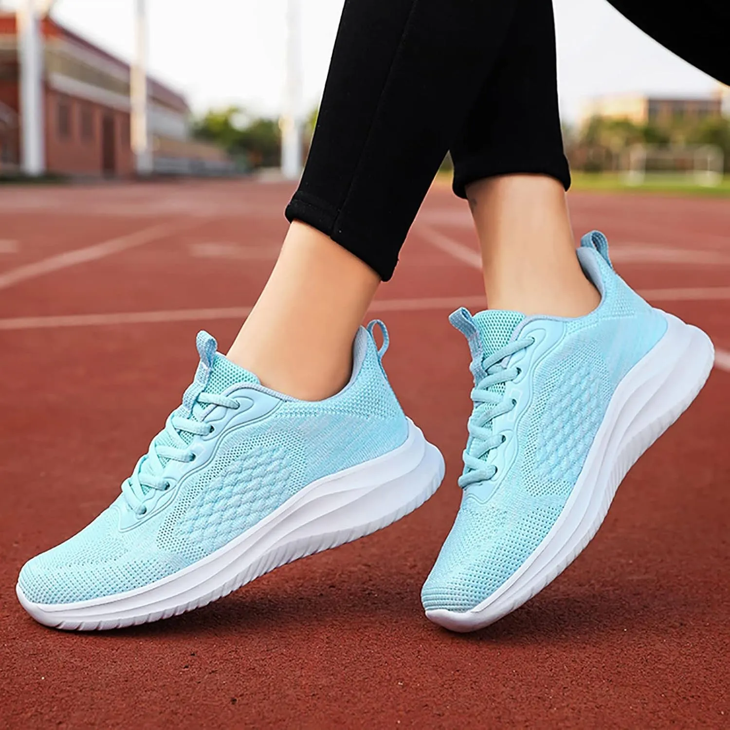 Women Running Shoes Womens Walking Shoes Breathable Lightweight Tennis Shoes Casual Non Slip Workout Sneakers
