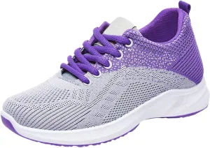 Women Running Sneakers Comfort Bowling Tennis Sneaker Lightweight Walking Athletic Shoes Comfortable Orthopedic Shoe Gym Sports Slip On Casual Breathable Fashion Sneakers