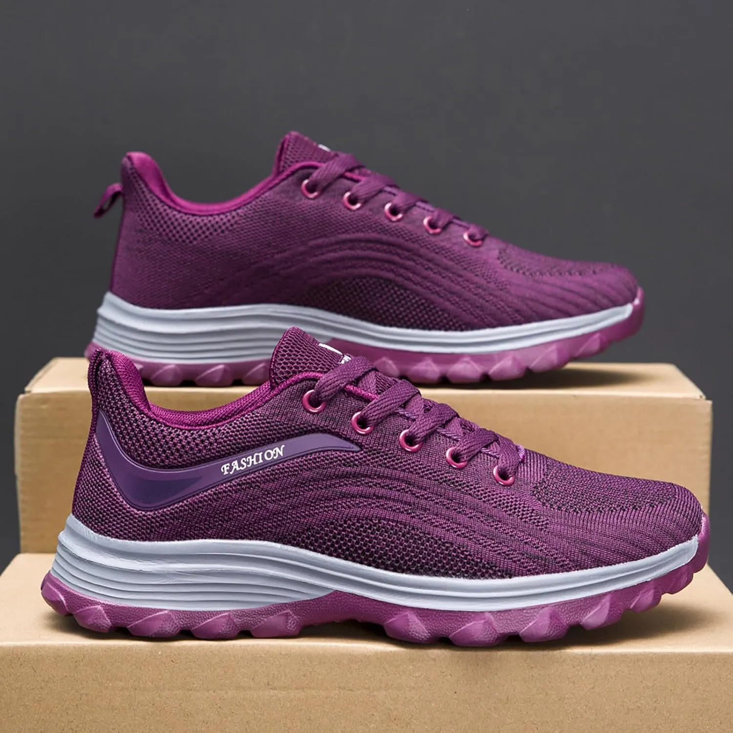 Women Walking Tennis Shoes Breathable Non Slip Athletic Gym Workout Sneakers for Women Lightweight Running Shoes