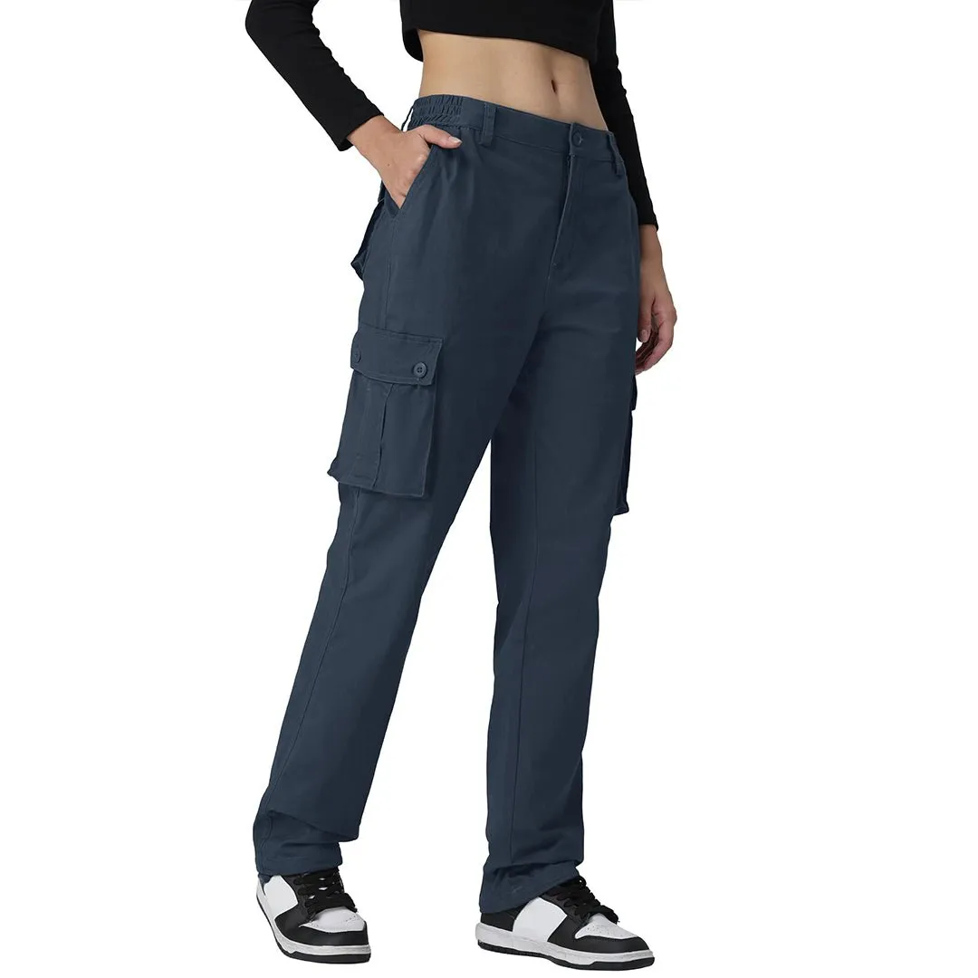 Women's 6 Multiple Pockets Cargo Pants