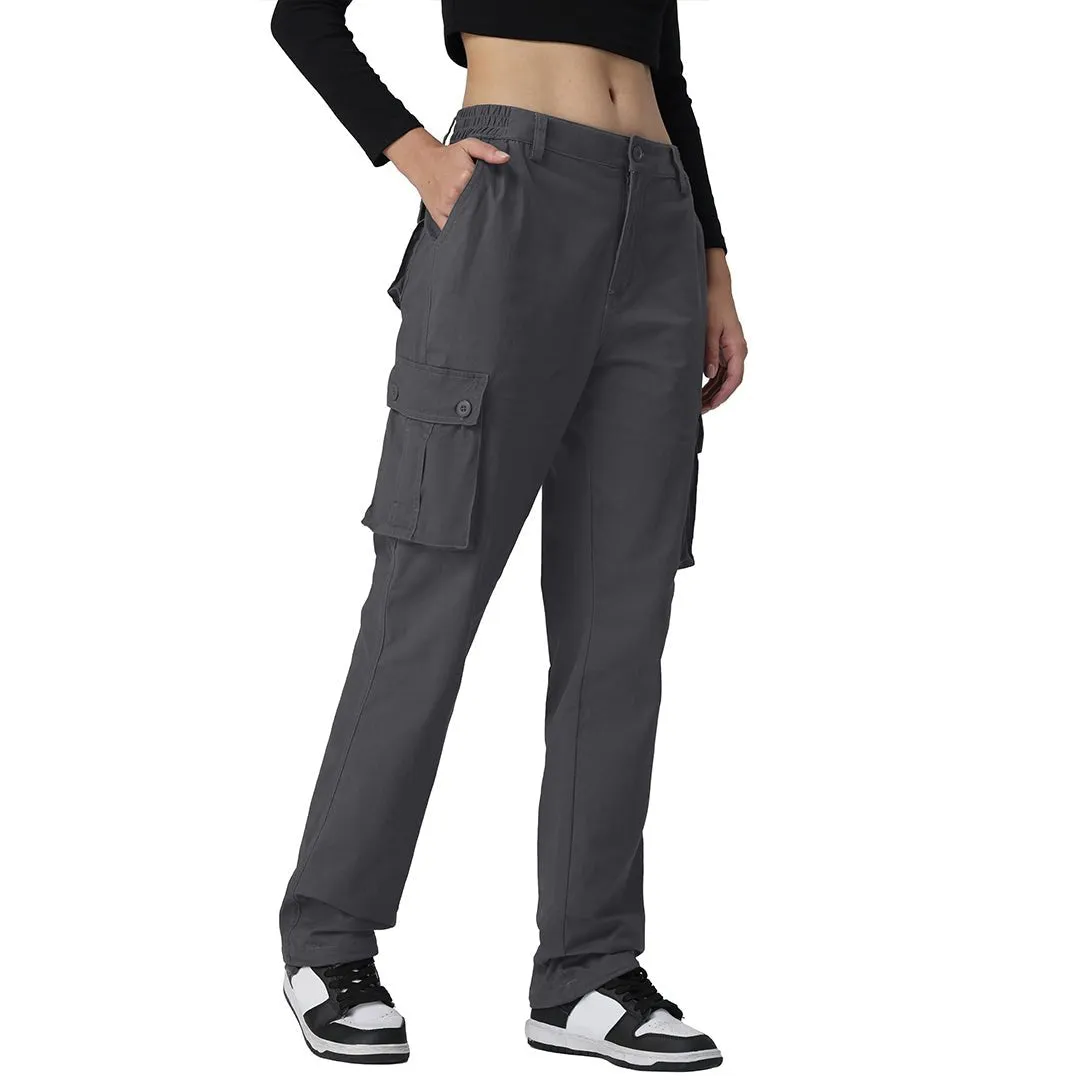 Women's 6 Multiple Pockets Cargo Pants
