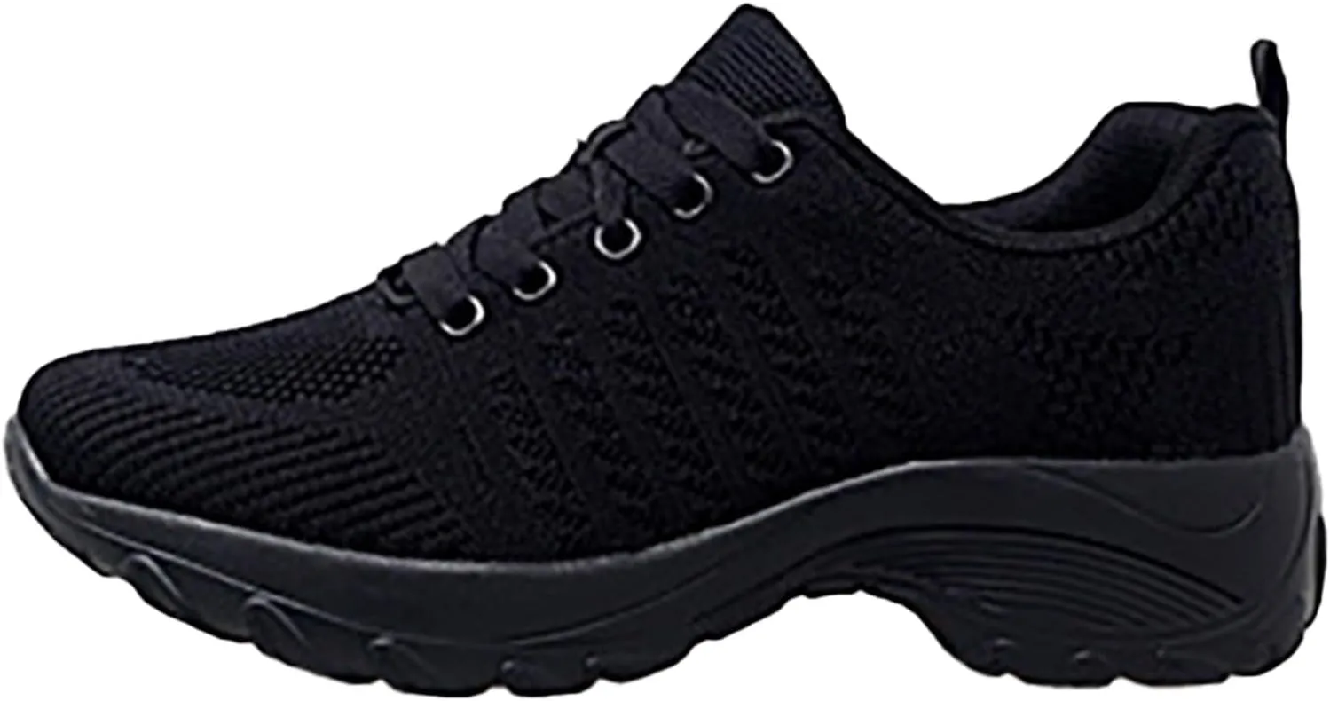 Womens Athletic Walking Shoes Women's Running Tennis Shoes Comfortable Non Slip Breathable Workout Sports Sneakers
