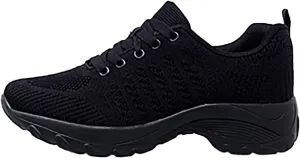 Womens Athletic Walking Shoes Women's Running Tennis Shoes Comfortable Non Slip Breathable Workout Sports Sneakers