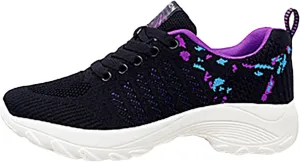 Womens Athletic Walking Shoes Women's Running Tennis Shoes Comfortable Non Slip Breathable Workout Sports Sneakers
