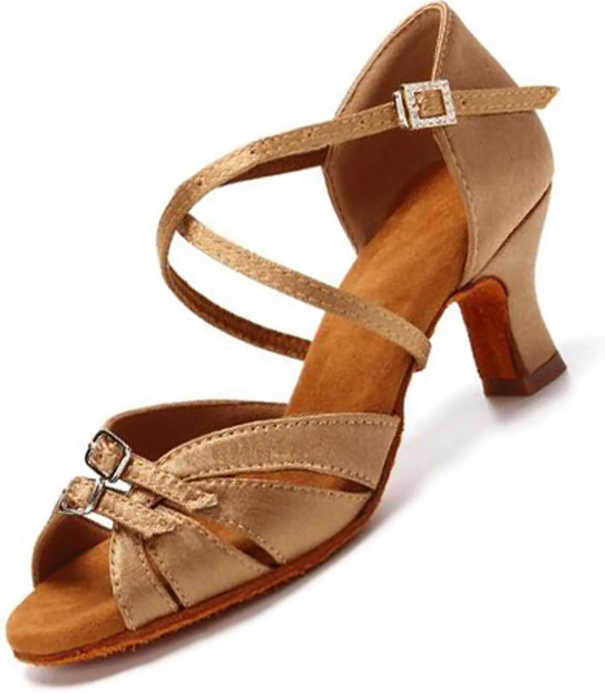 Women's Dance Shoes,Ballet Shoes,Dance Shoe Performance,Latin Dance Shoes, Party Shoes, Modern Dance Shoes,Brown
