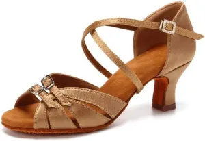 Women's Dance Shoes,Ballet Shoes,Dance Shoe Performance,Latin Dance Shoes, Party Shoes, Modern Dance Shoes,Brown