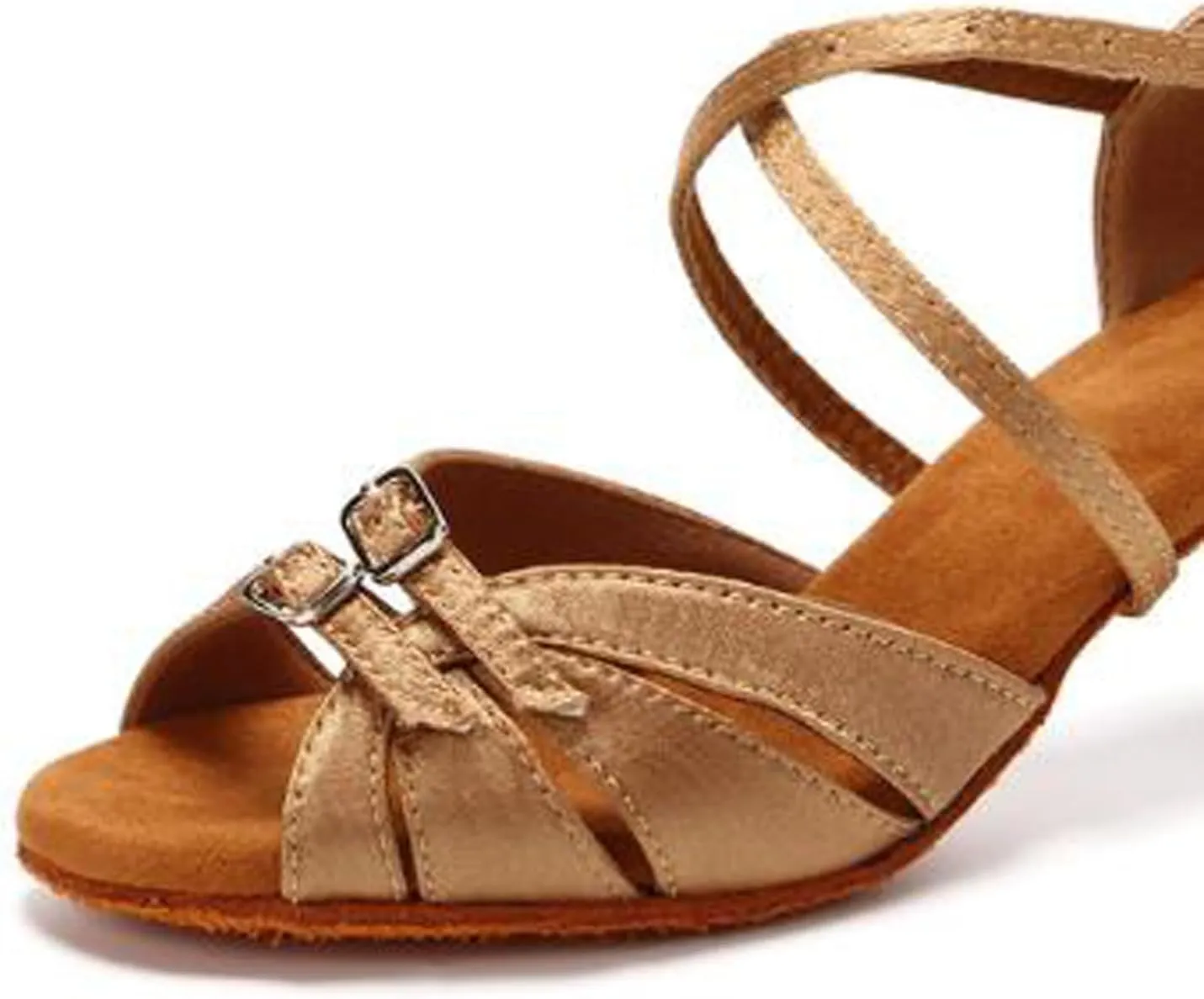 Women's Dance Shoes,Ballet Shoes,Dance Shoe Performance,Latin Dance Shoes, Party Shoes, Modern Dance Shoes,Brown