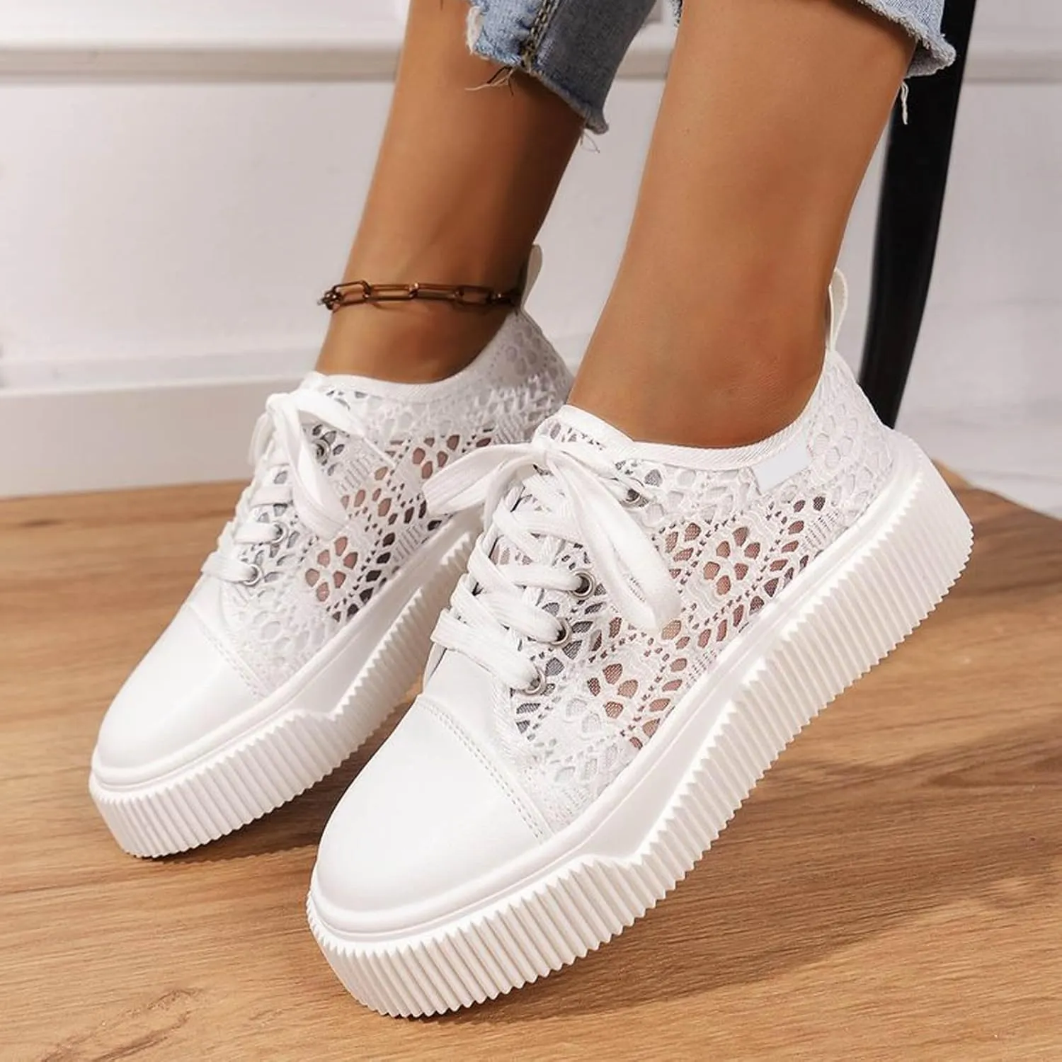 Women's Fashion Sneakers Walking Running Tennis Shoes Lightweight Non Slip Casual Breathable Workout Shoes