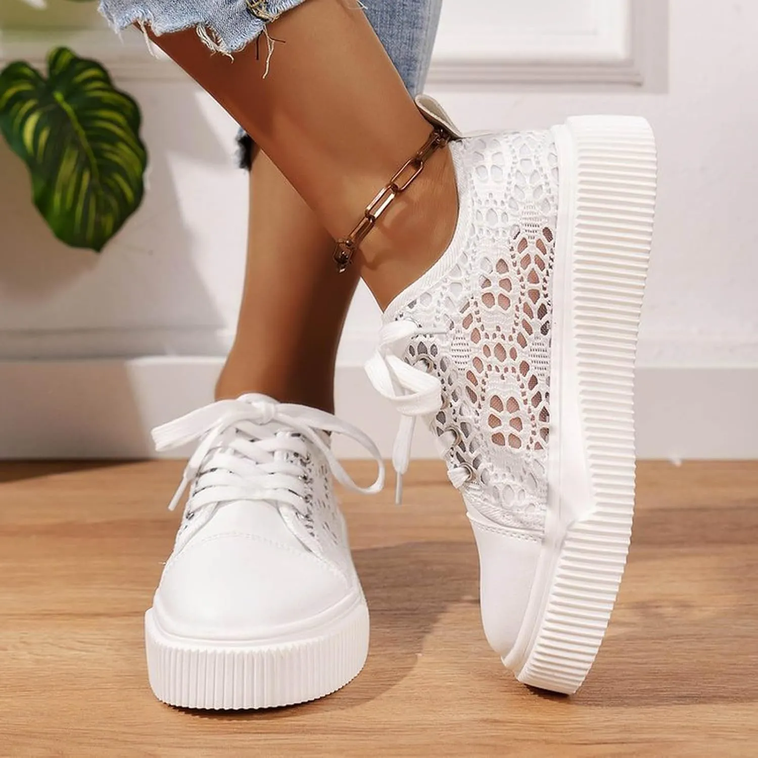 Women's Fashion Sneakers Walking Running Tennis Shoes Lightweight Non Slip Casual Breathable Workout Shoes