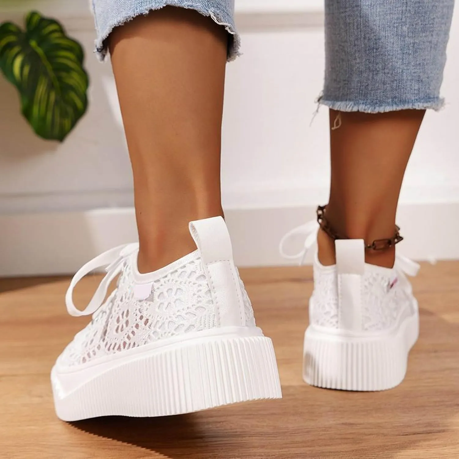 Women's Fashion Sneakers Walking Running Tennis Shoes Lightweight Non Slip Casual Breathable Workout Shoes