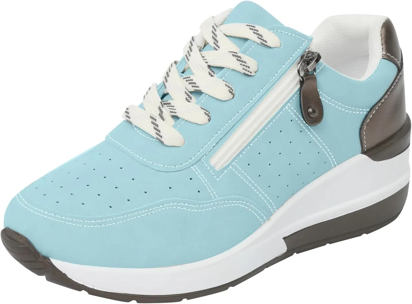 Womens Running Shoes Non Slip Lightweight Casual Tennis Sneakers Breathable Womens Slip On Walking Shoes