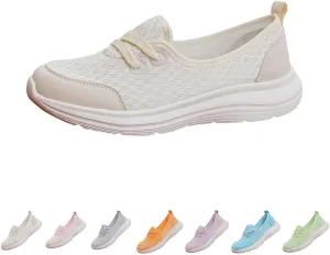Women's Soft Sole Mesh Comfort Orthopedic Shoes,Orthopedic Shoes for Women,Walking Sneakers Women Comfort,Comfortable Flat Arch Support Wedge Sneaker Lightweight Fashion Breathable Loafer