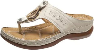 Womens with Arch Support Walking Sandals Orthopedic Recovery Slides Adjustable Straps Thick Cushion Comfortable Summer Outdoor Plantar Fasciitis Relief Footwear
